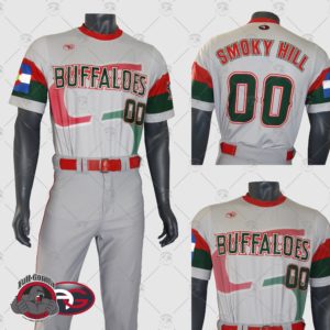 SMOKY HILL GREY UNIFORM 300x300 - Baseball Uniforms