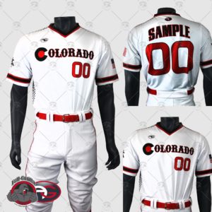 TEAM COLORADO WHITE 300x300 - Baseball Uniforms