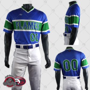 flames royal uniform 300x300 - Baseball Uniforms