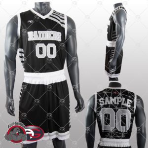 Raiders Black 300x300 - Basketball Uniforms