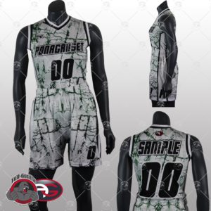Source Plain basketball jersey design gray color custom basketball uniform  on m.