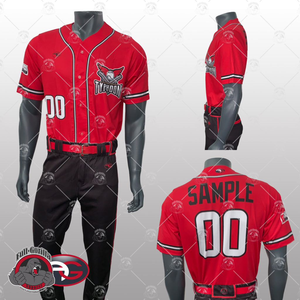 red baseball uniforms