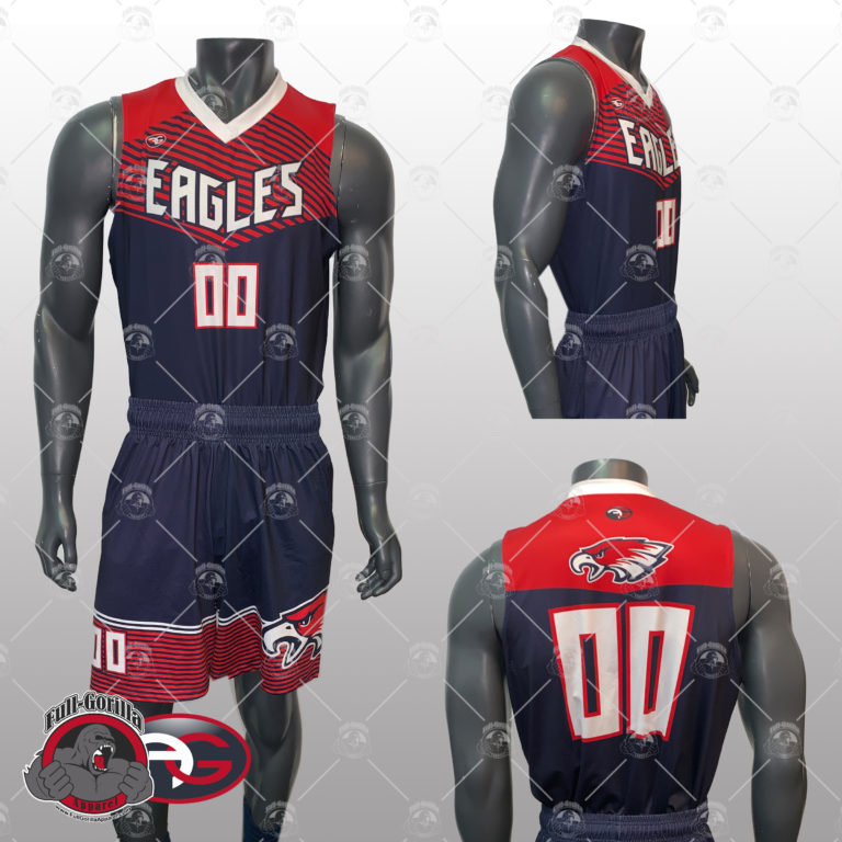 Eagles Basketball Uniform Full Gorilla Apparel 