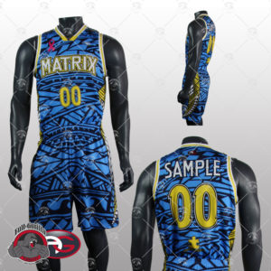 SD MATRIX BLUE 1 300x300 - Basketball Uniforms