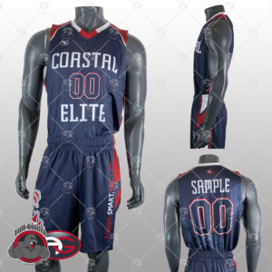 Sublimated Basketball Jersey Falcons style