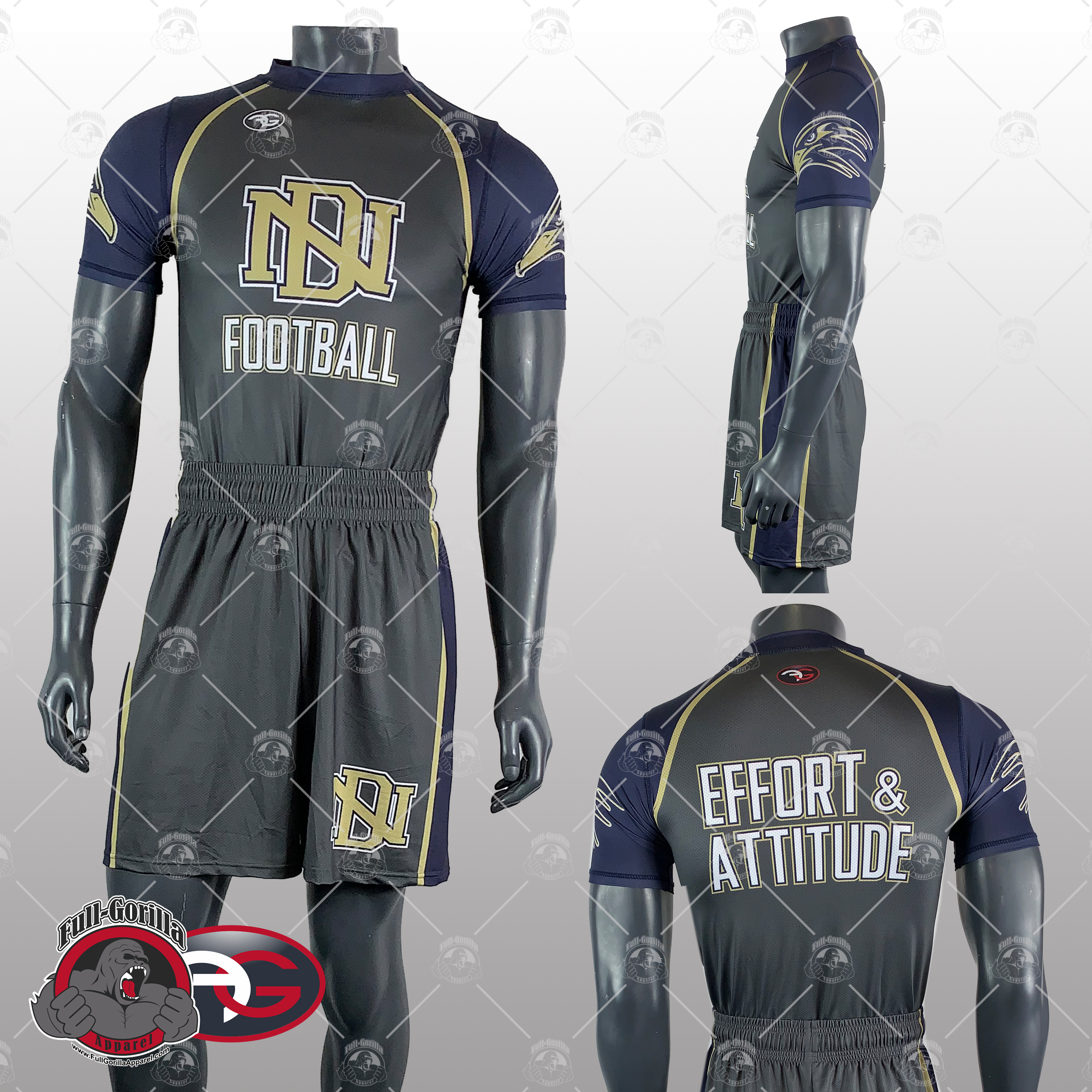 7on7 Uniforms | Custom 7on7 Jersey & Bottoms by Full-Gorilla Apparel