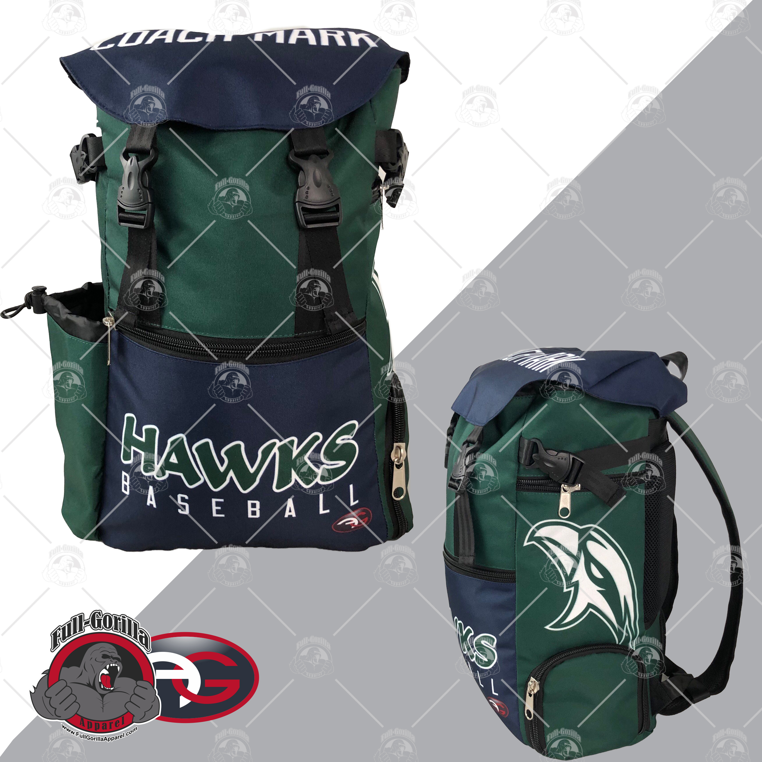 hawk school backpack