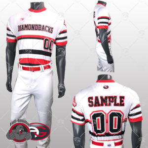 DIAMONDSBACK WHITE 300x300 - Baseball Uniforms