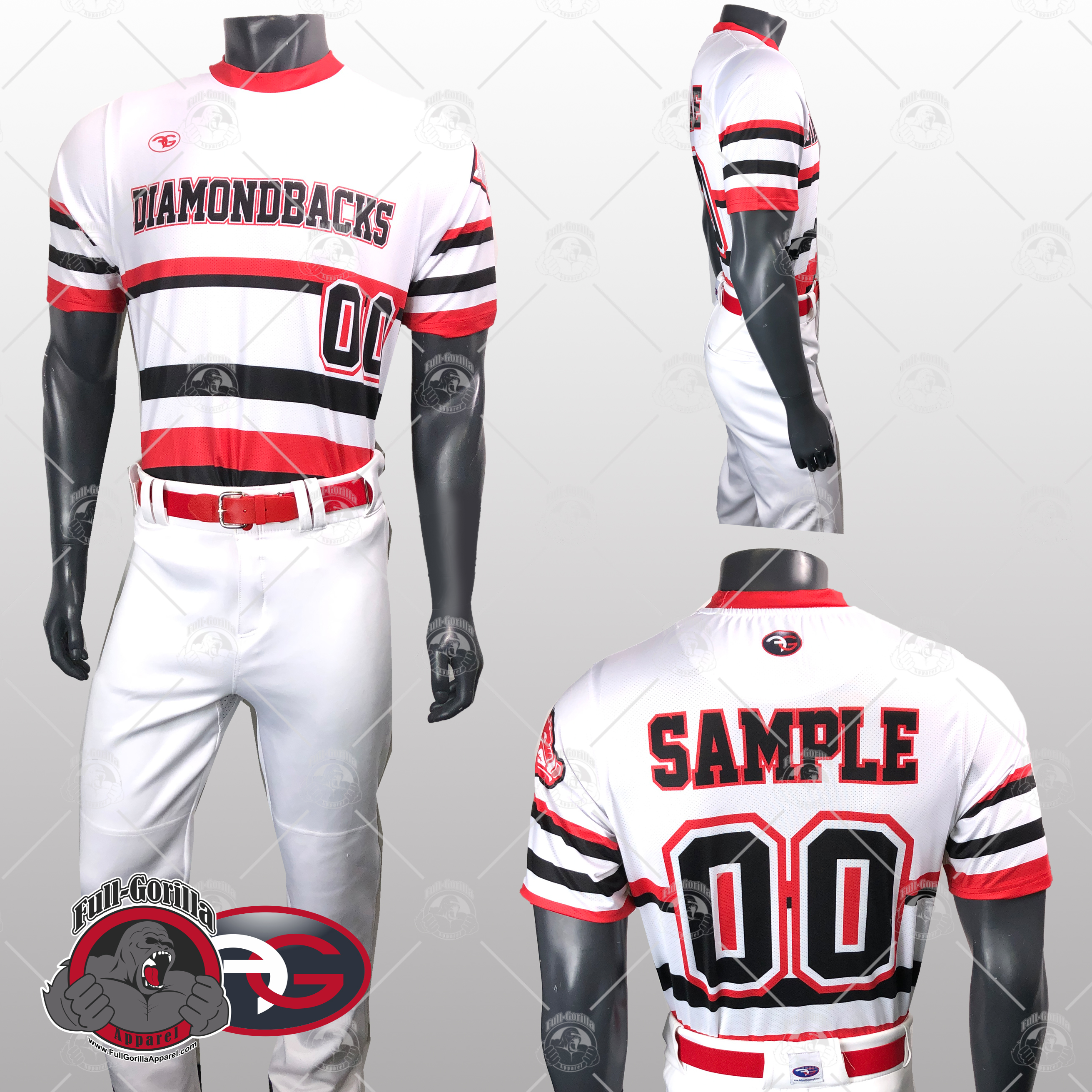 Sublimated Baseball Uniform Diamond