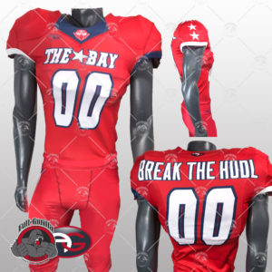 THE BAY RED 300x300 - Football Uniforms