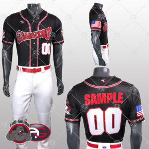GLADIATORS BK 300x300 - Baseball Uniforms