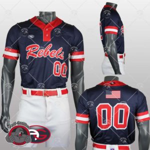 REBELS NAVY 300x300 - Baseball Uniforms