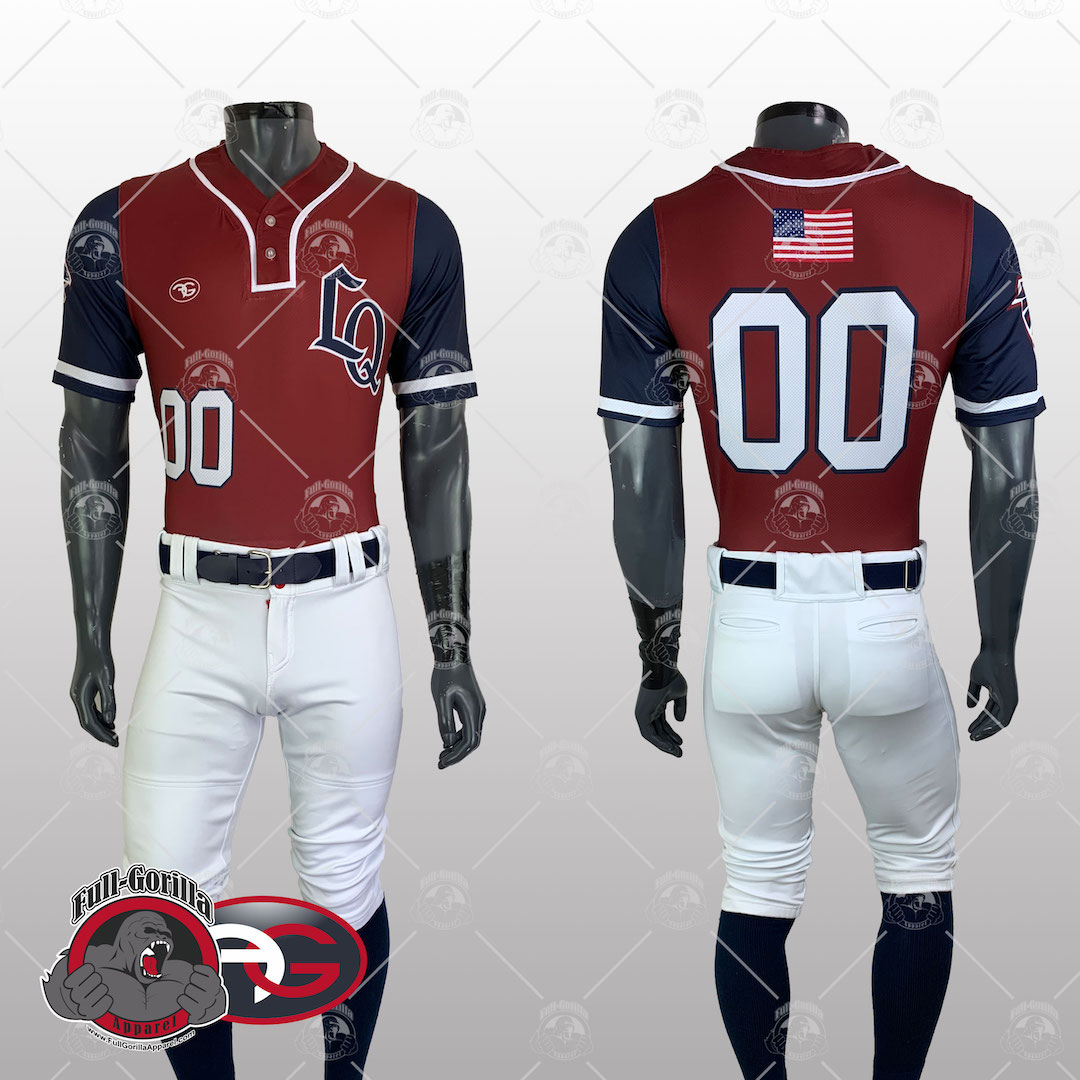 La Quinta High School Red, white and blue Baseball Uniforms