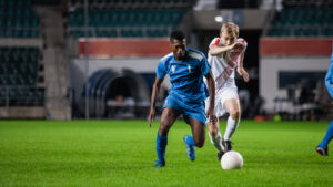 Soccer Football Match Event on a Major League Championship