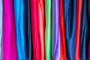 Colorful sport clothing fabric